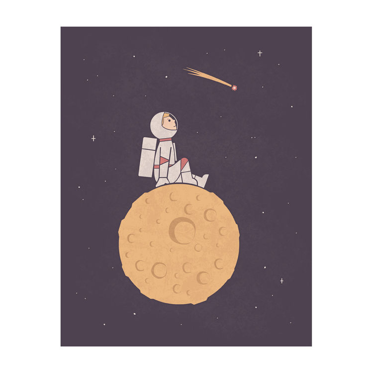 "Star Gazing" Print by Teo Zirinis