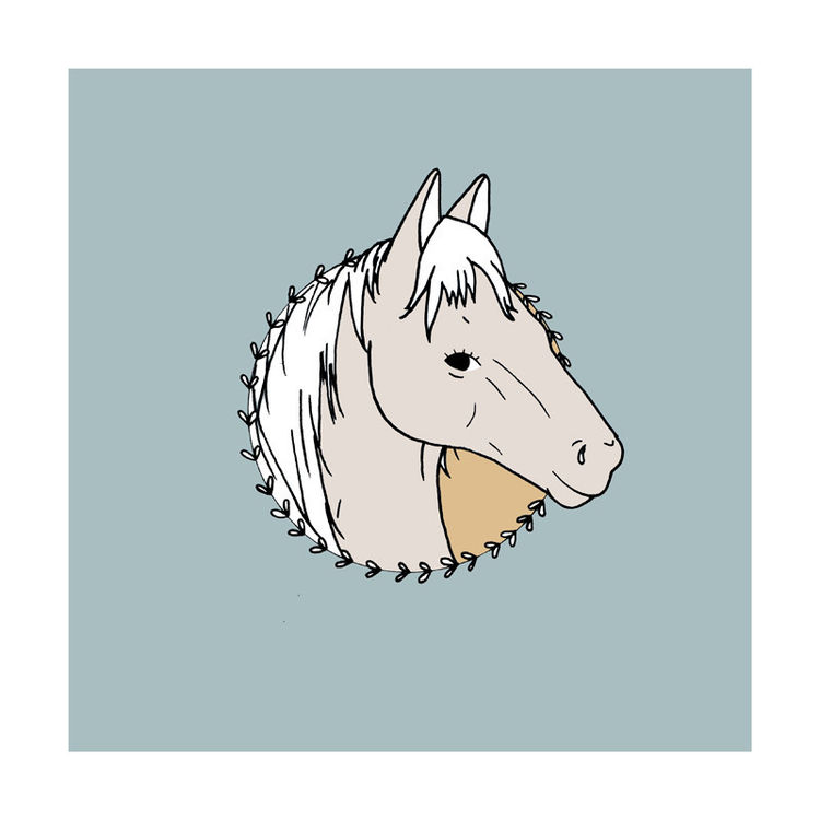 "Horse" Print by Steff Bomb