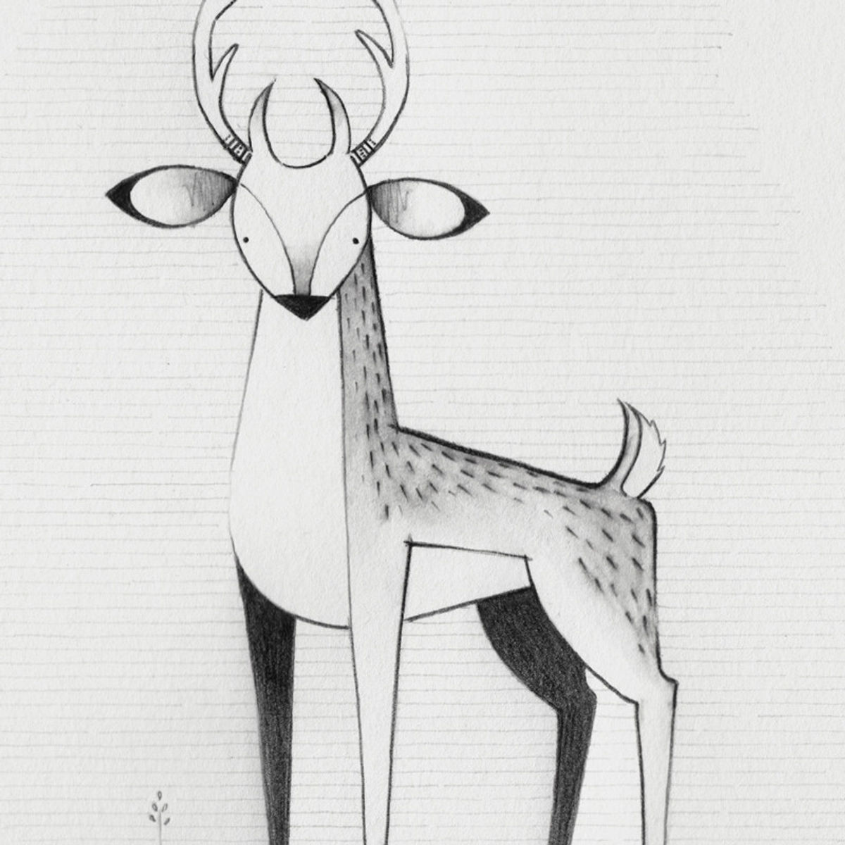 "Little Stag" Print