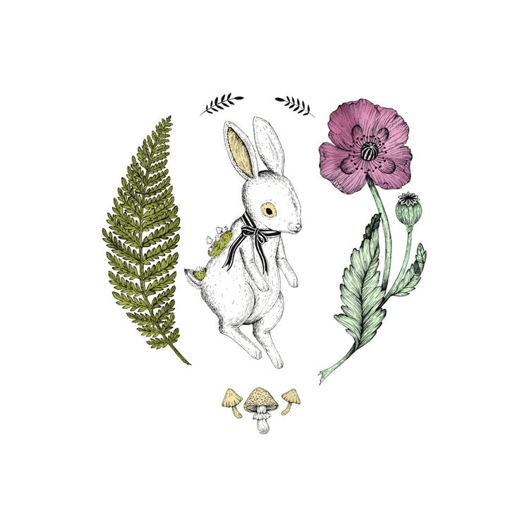"The Rabbit" Print by Marika Paz