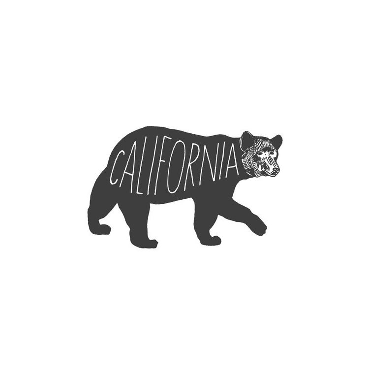 "California Bear" Print by Sycamore Street Press