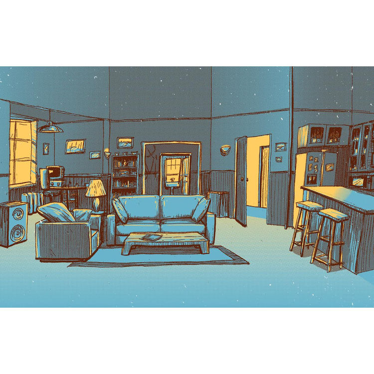 "Jerry's Apartment" Print by Barry Blankenship