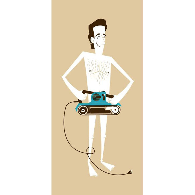 "Bad Naked" Print by Doug LaRocca