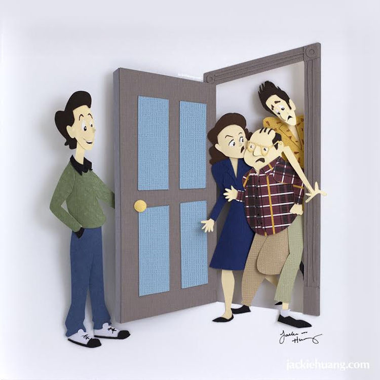 Seinfeld Greetings by Jackie Huang