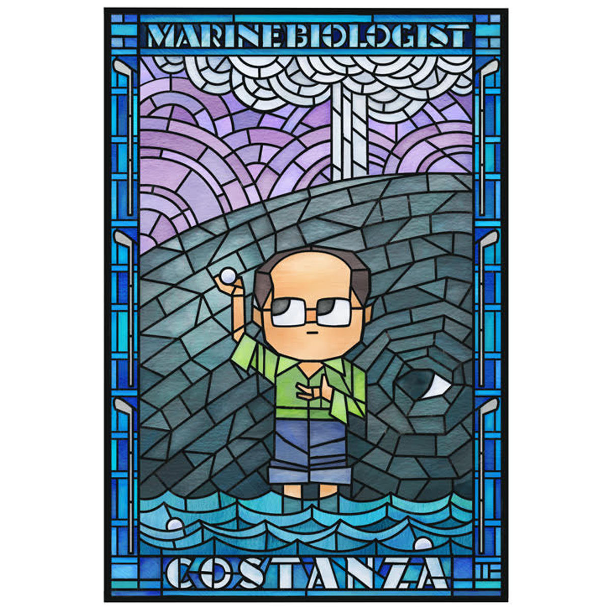 "Marine Biologist - Costanza" Print