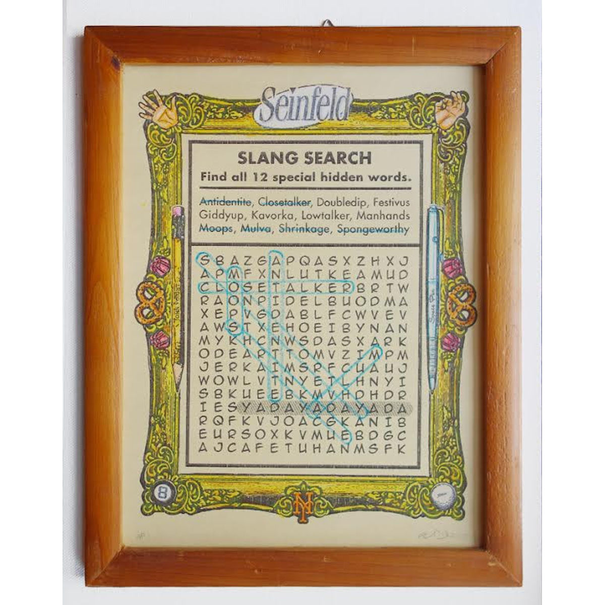 "Slang Search" Framed Print