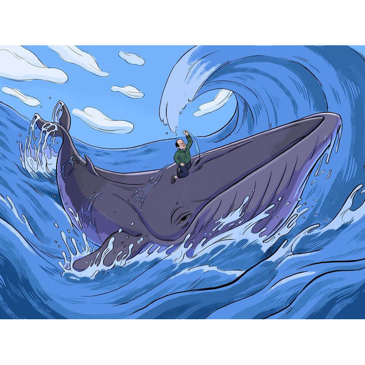 "George Costanza: Marine Biologist" Print by Tom Grillo