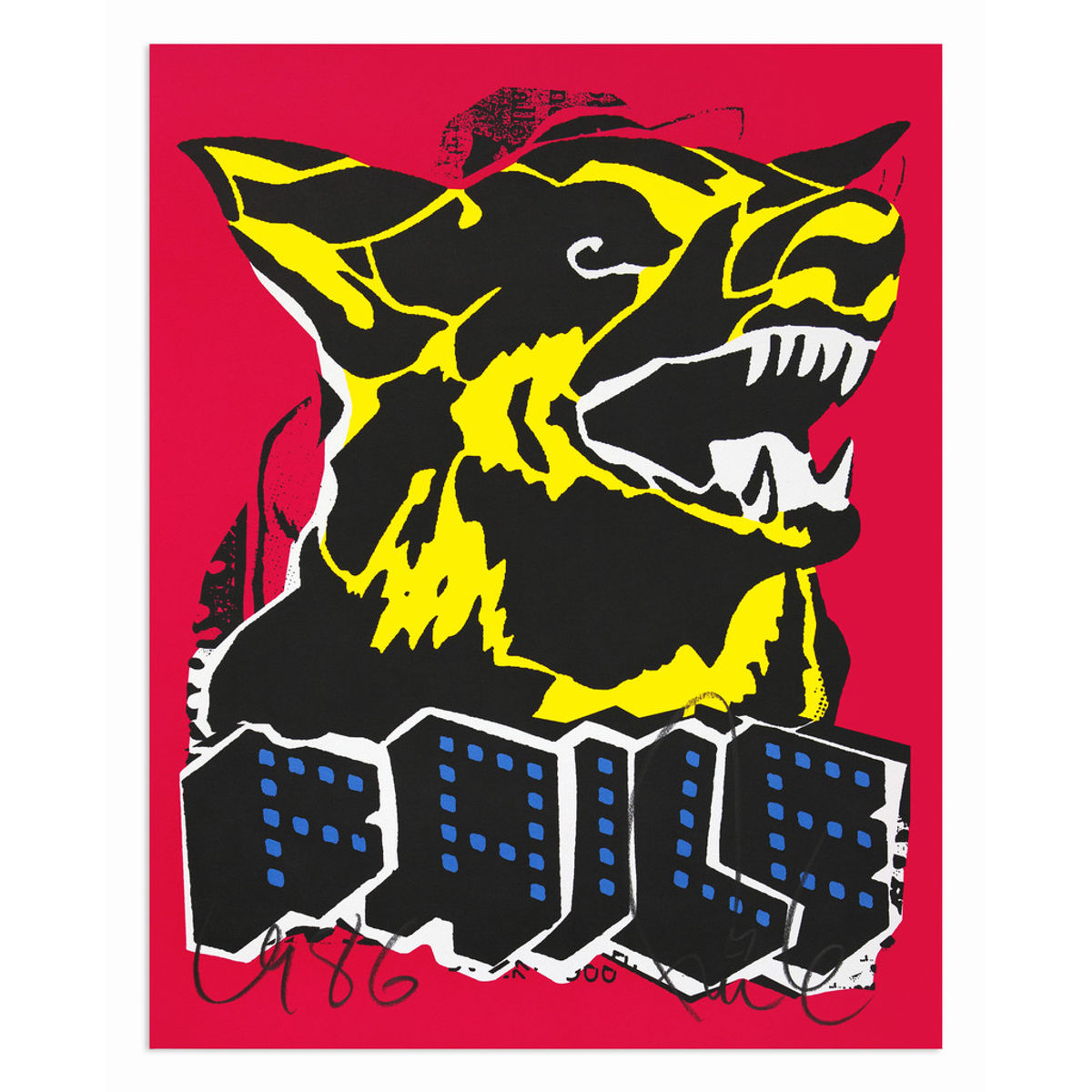 FAILE Dog Black Light
