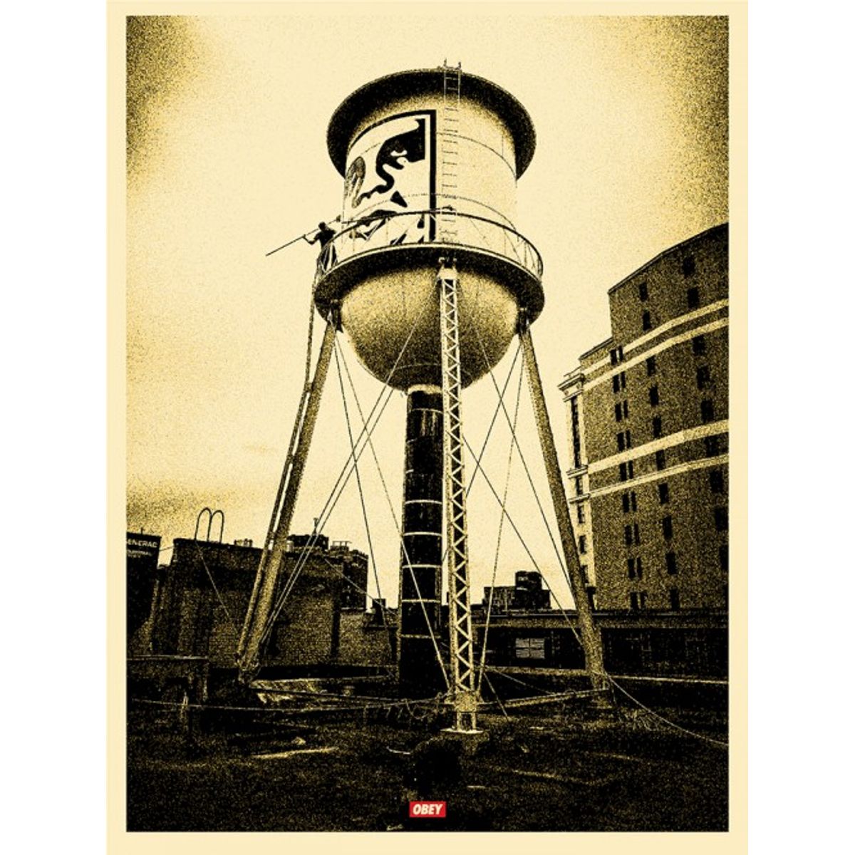 Covert to Overt – Icon Water Tower, 2015 ( Gold Edition )