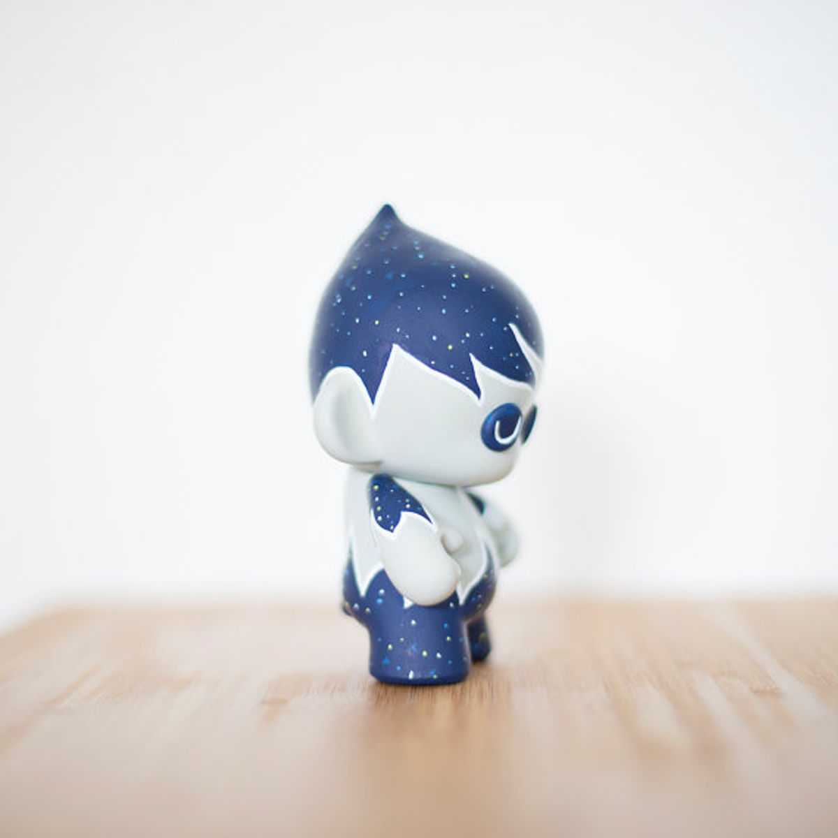 Moon Elf including a slice of moon - Custom 4" Munny