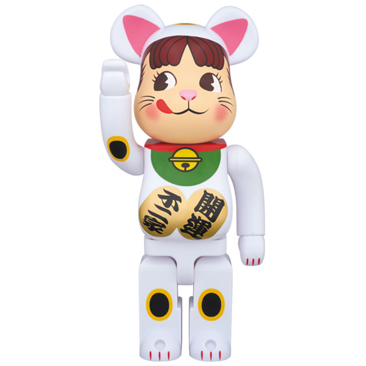 400% Beckoning Peko-chan Bearbrick by Medicom