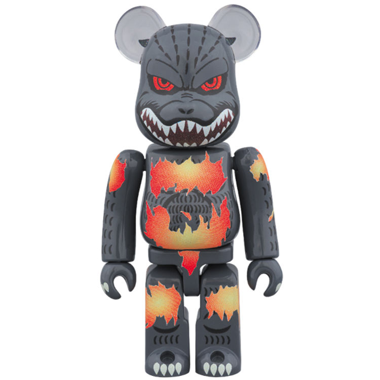 BE@RBRICK Godzilla ( Death Goji burning version ) 100% by Medicom