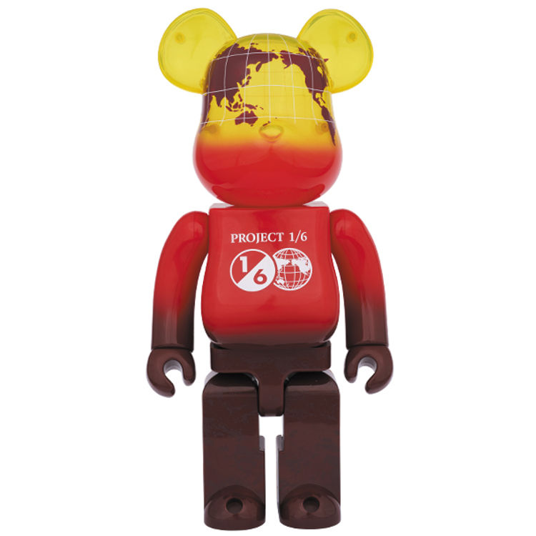 BE@RBRICK EARTH  (VOLCANO RED) 400％ by Medicom