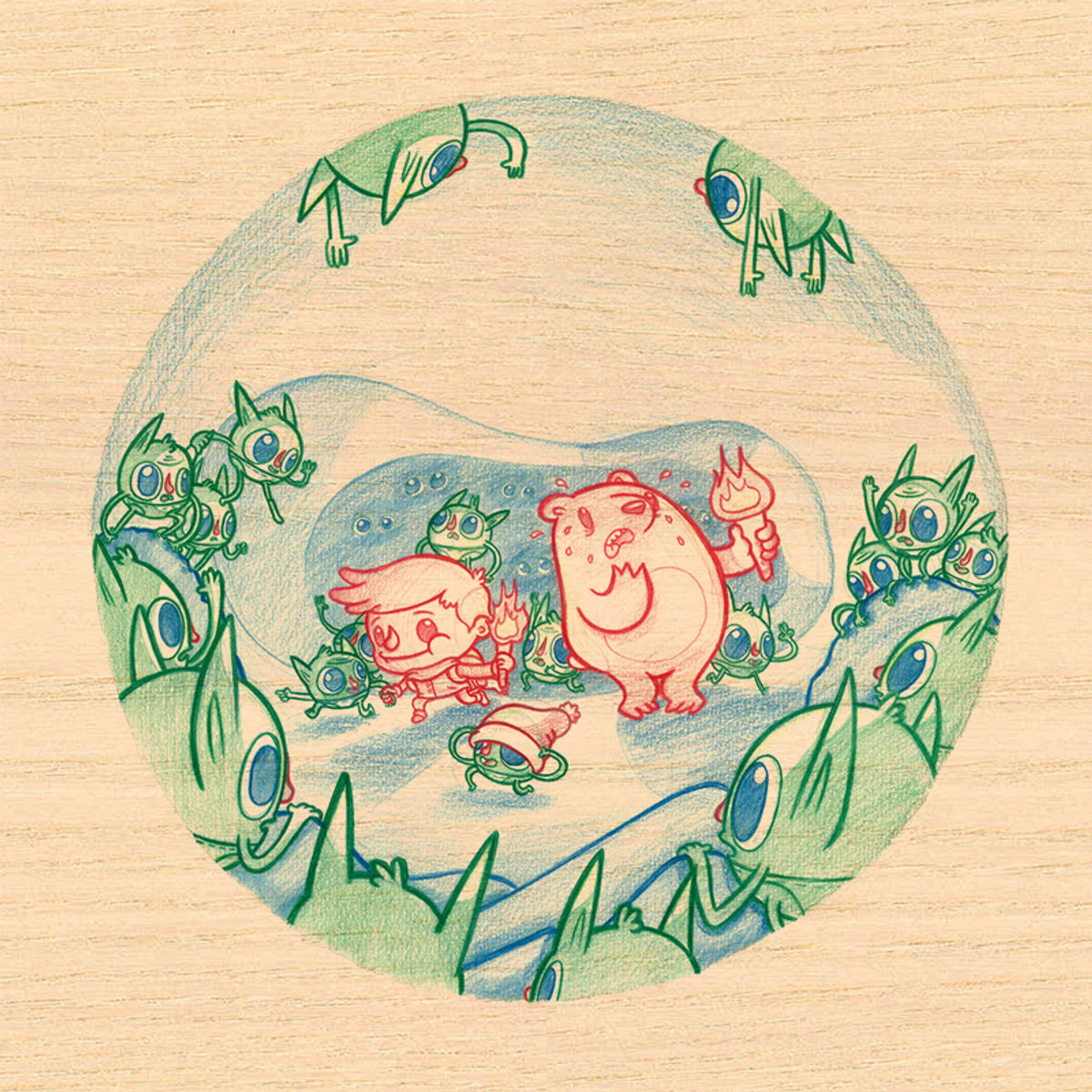 Cave-Dwelling Goblins Greet Boy and Bear