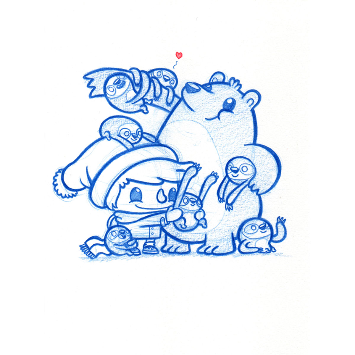 Sloths! Print