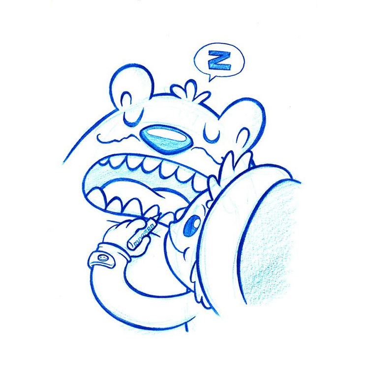 Bear Will Probably Regret Falling Asleep by PodgyPanda