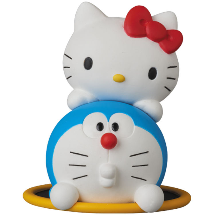 UDF DORAEMON meets HELLO KITTY DORAEMON × HELLO KITTY & through hoop by Fujiko Pro Shogakukan