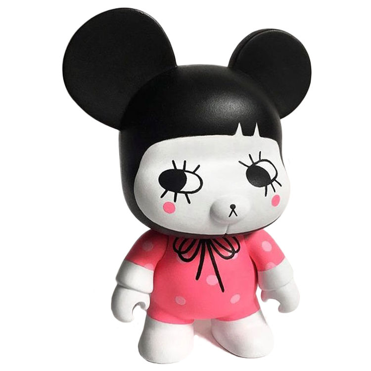 Mini Bear Qee - Pink by Andrea Kang