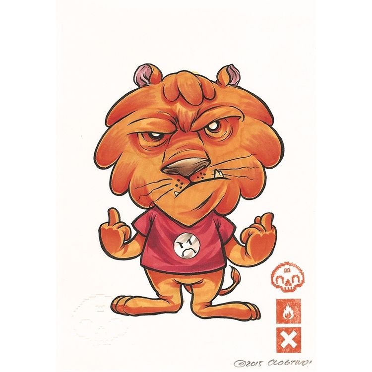 "COURTESY LION" - "The Only Power You Will Need" Series by Clogtwo