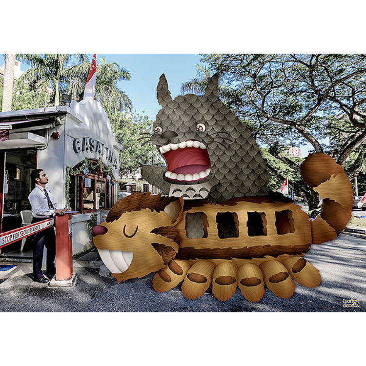 My Visiting Neighbour Totoro by Wanton Doodle