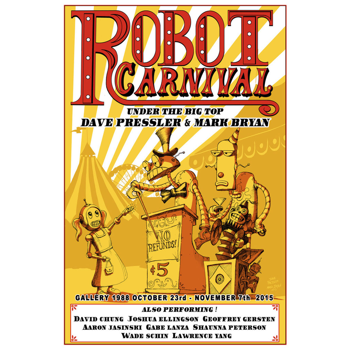 "Robot Carnival" Print