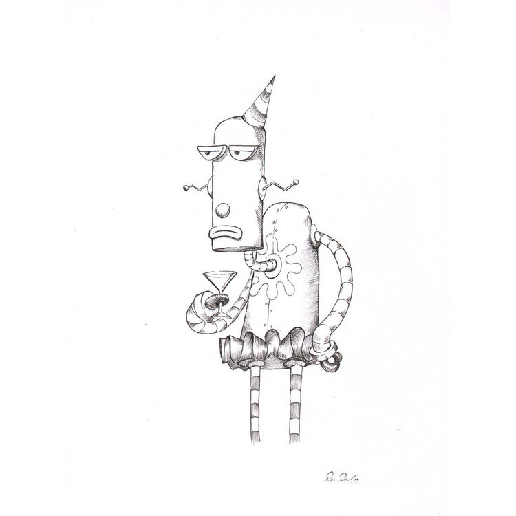 Disgruntled Clown by Dave Pressler