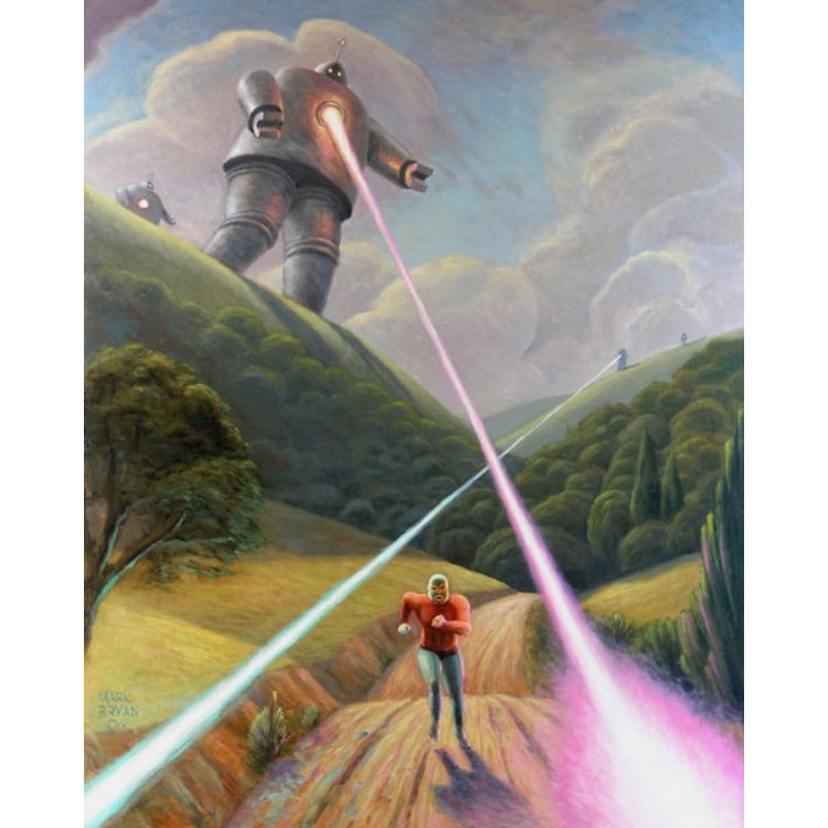 "Last of the Luchadors" Canvas Print by mark bryan