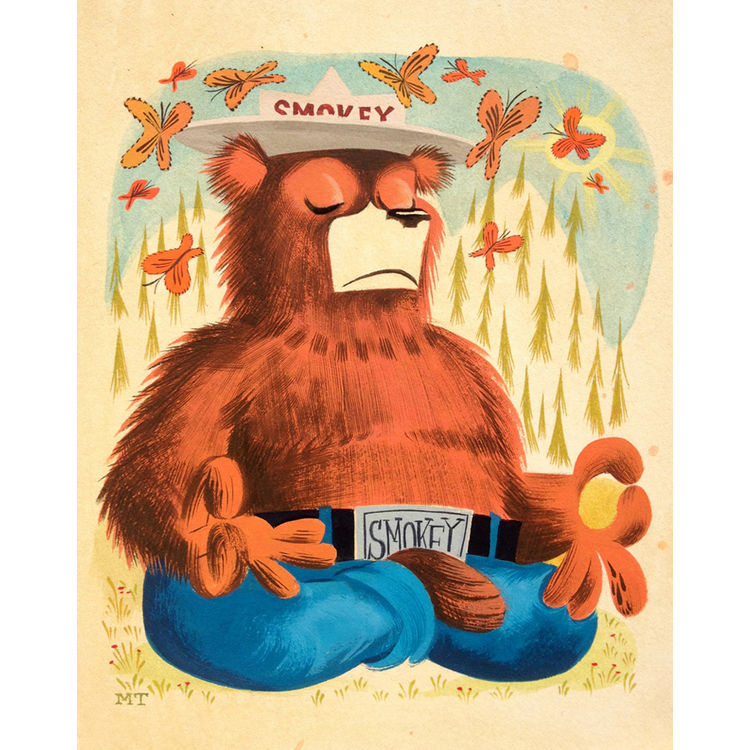 Smokey and Wild Butterflies by Miles Thompson