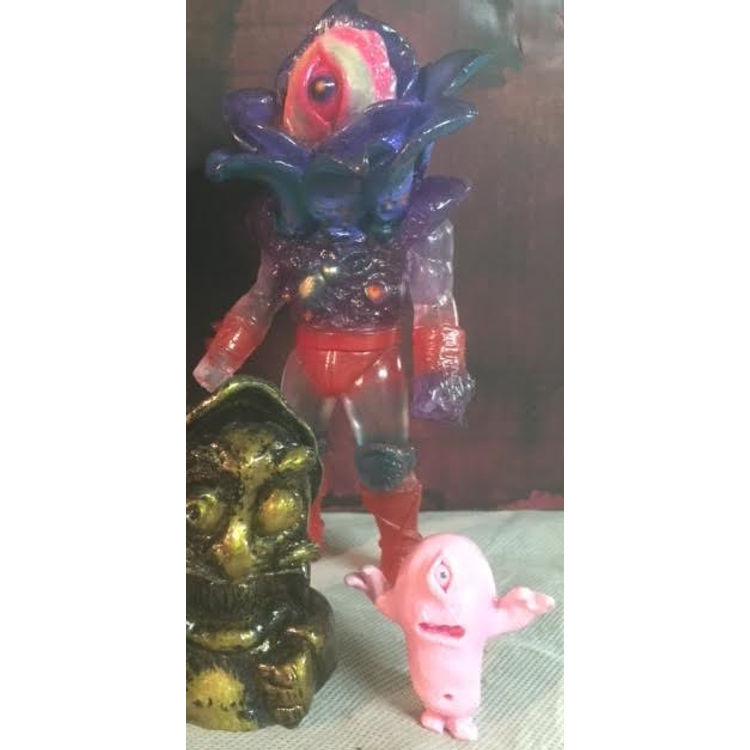 YURI MUTEKI - translucent blue, red & pink w/ Fleshie by Monsterfoot Creations (Mike Morfoot)