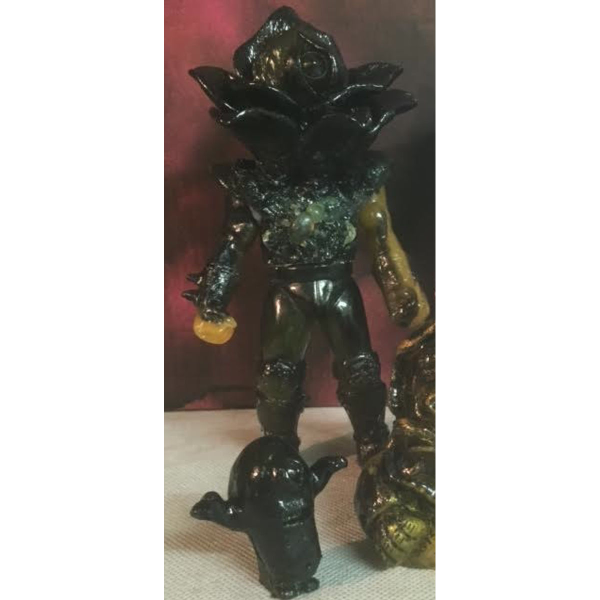 YURI MUTEKI - Marbled black & Orange w/ Fleshie