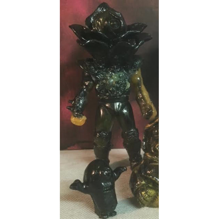 YURI MUTEKI - Marbled black & Orange w/ Fleshie by Monsterfoot Creations (Mike Morfoot)