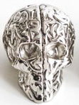 Mini Skull Brain - Chrome edition