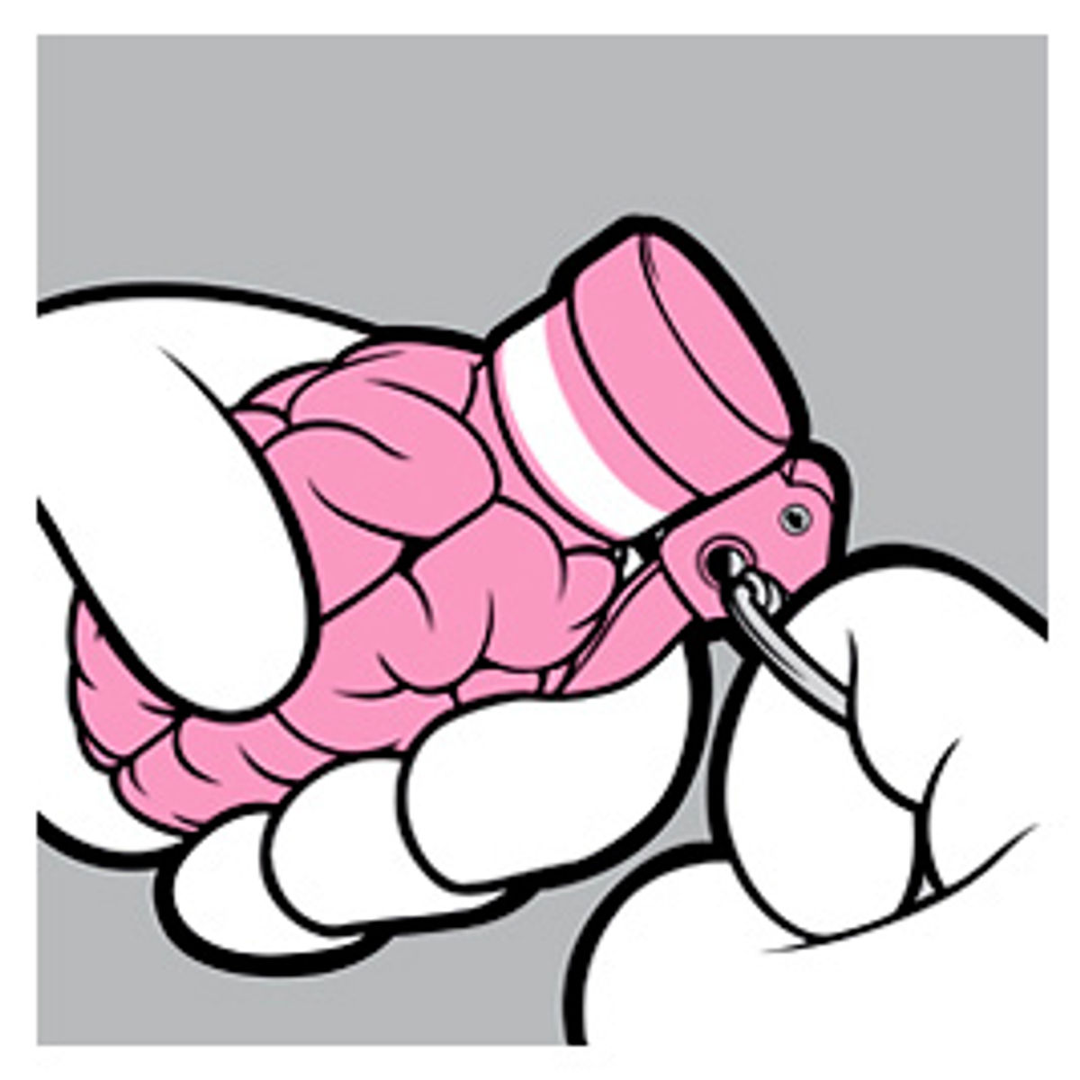 PINK BRAINADE PRINT