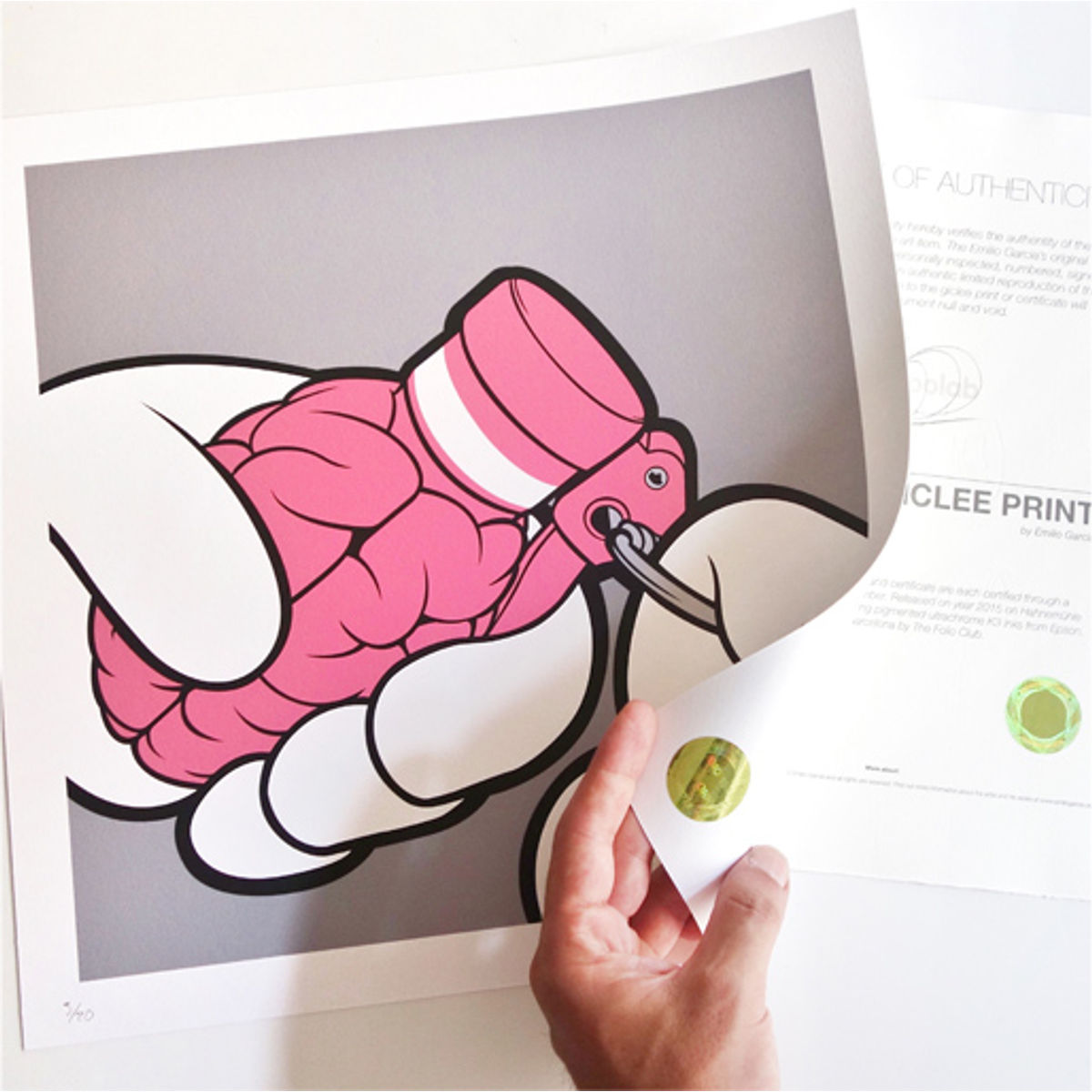 PINK BRAINADE PRINT