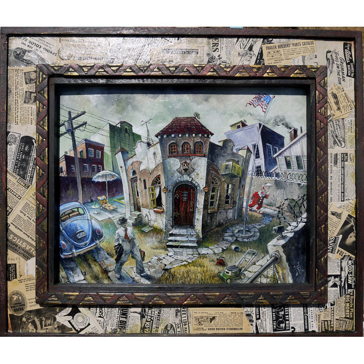 There's a Clown in The yard by Harold Fox