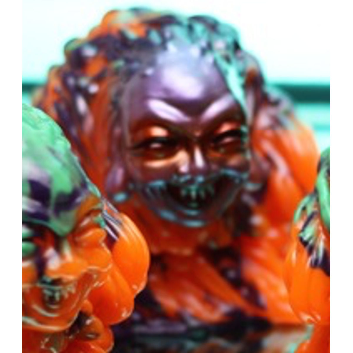 PAINTED "ROTTEN GOURD" MARBLE SLUDGE DEMON MIX