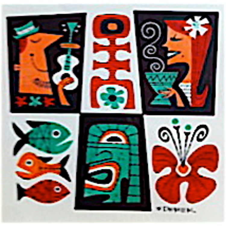 Tiki Montage by Derek Yaniger