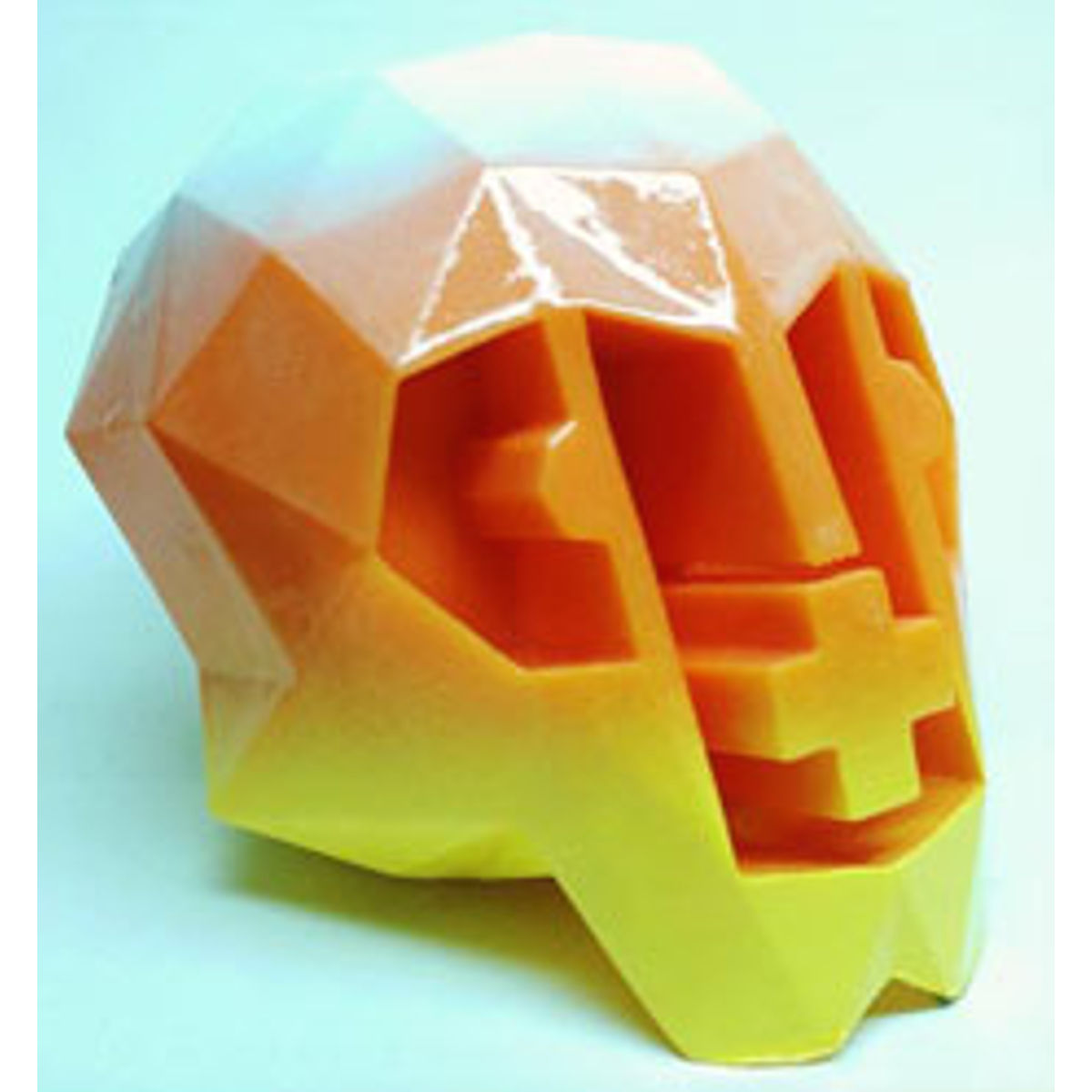 CANDY CORN GEO SKULL