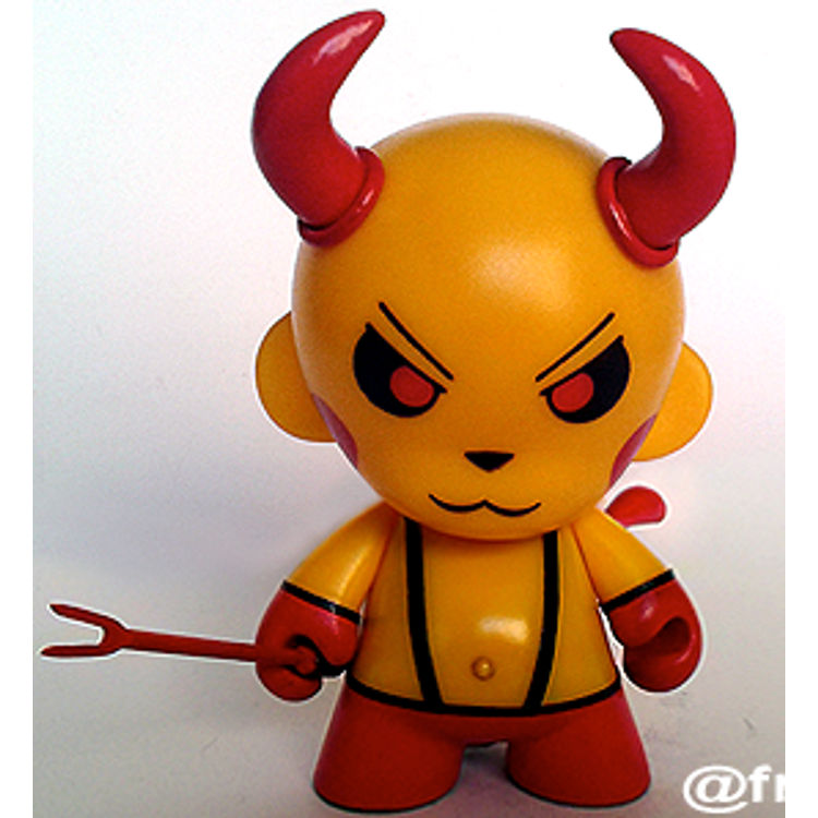Devil munny led lamp (4'') by FER MG (Fer Mogica)