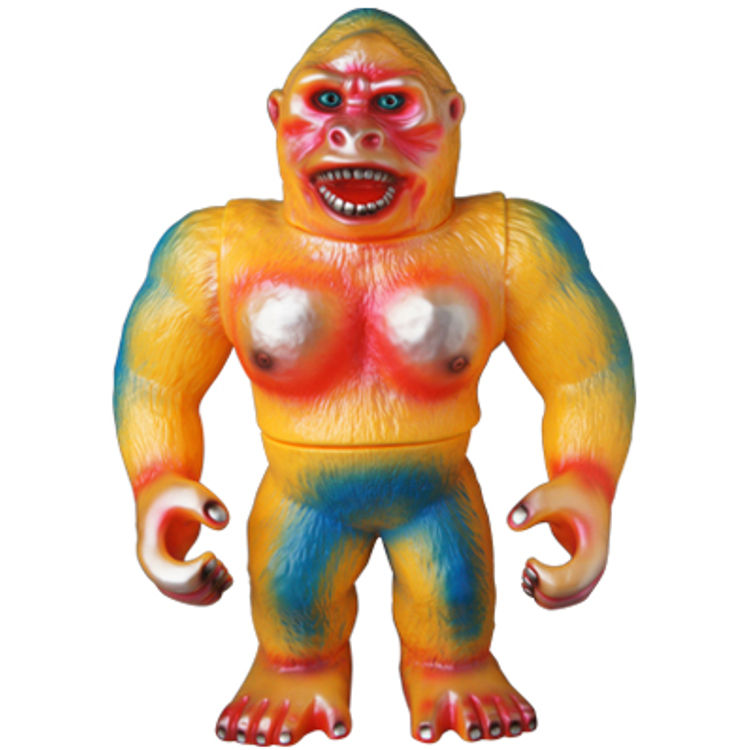 giant atomic Kong (orange) by KT Soft Vinyl