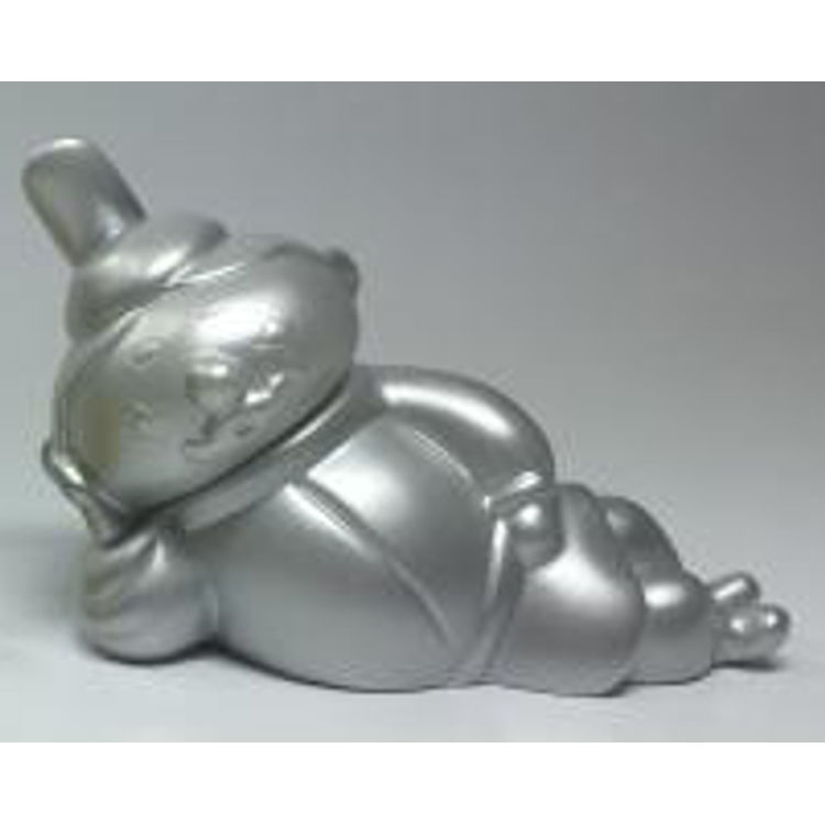 Piemaro sofubi ( Silver ) by Mirock Toy (Yowohei Kaneko)