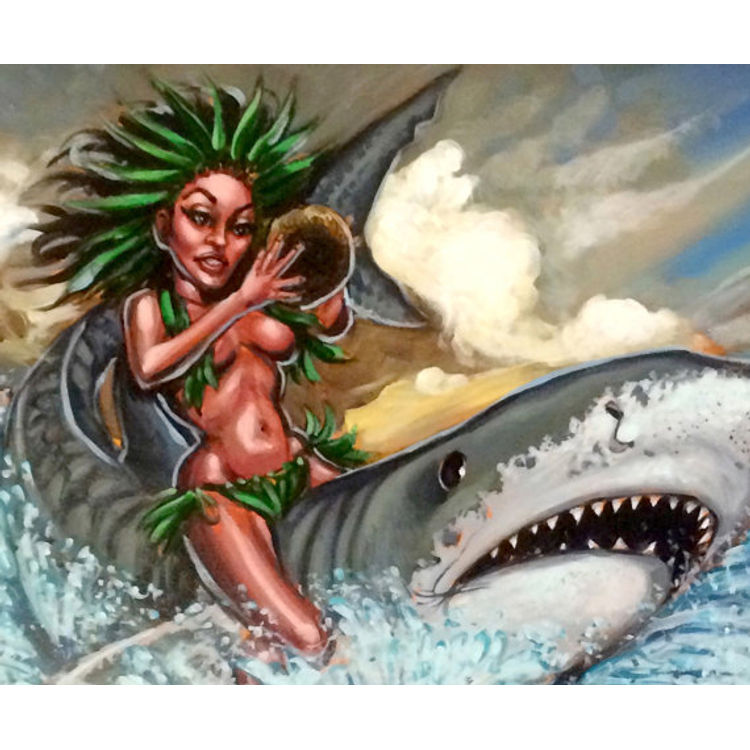 Ina and The Shark by Big Toe