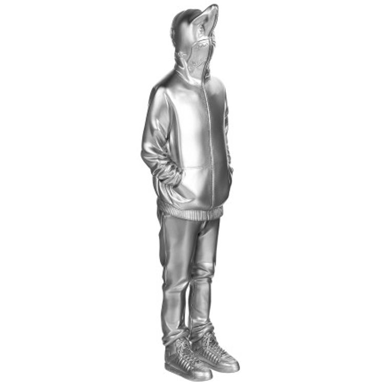 BAPE Shark Figure - Silver ( 10th Anniversary Edition ) by NOWHERE Co. Ltd.
