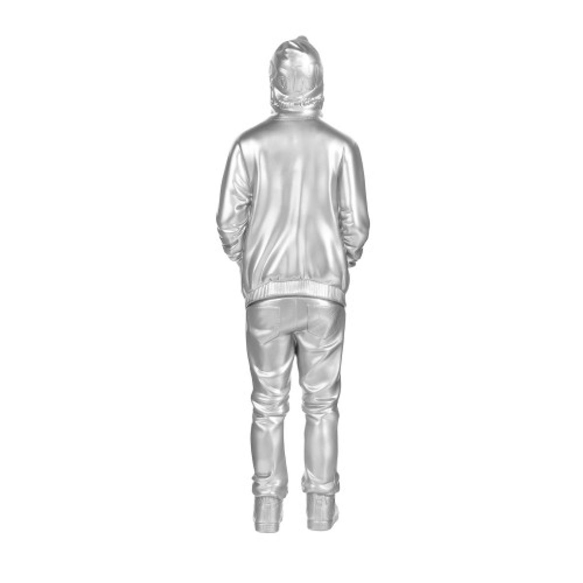 BAPE Shark Figure - Silver ( 10th Anniversary Edition )
