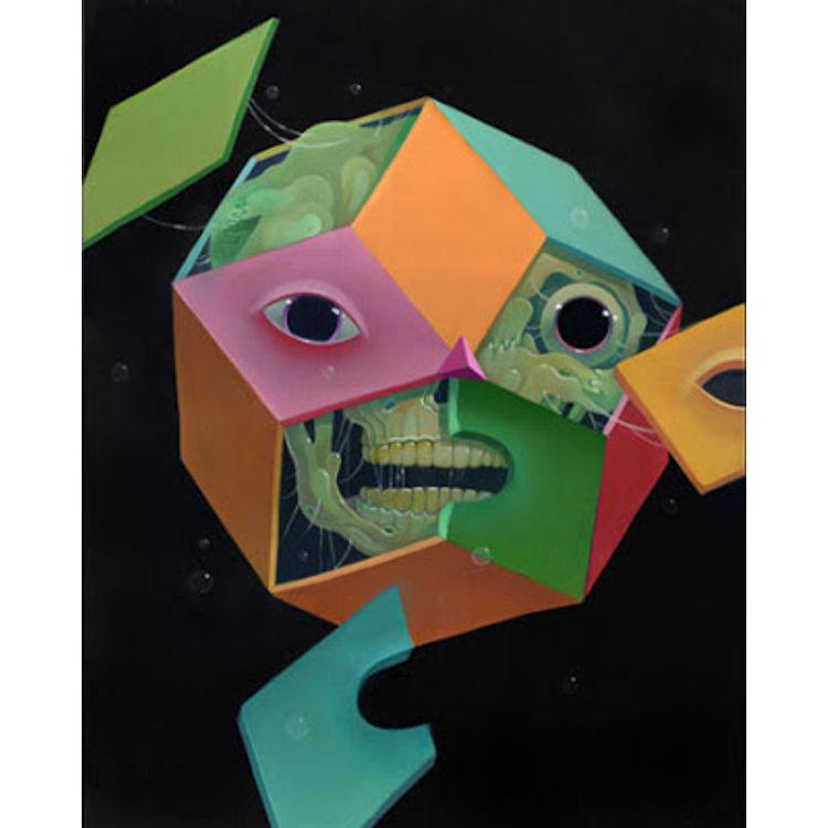 Polyhedron Head by Charlie Immer