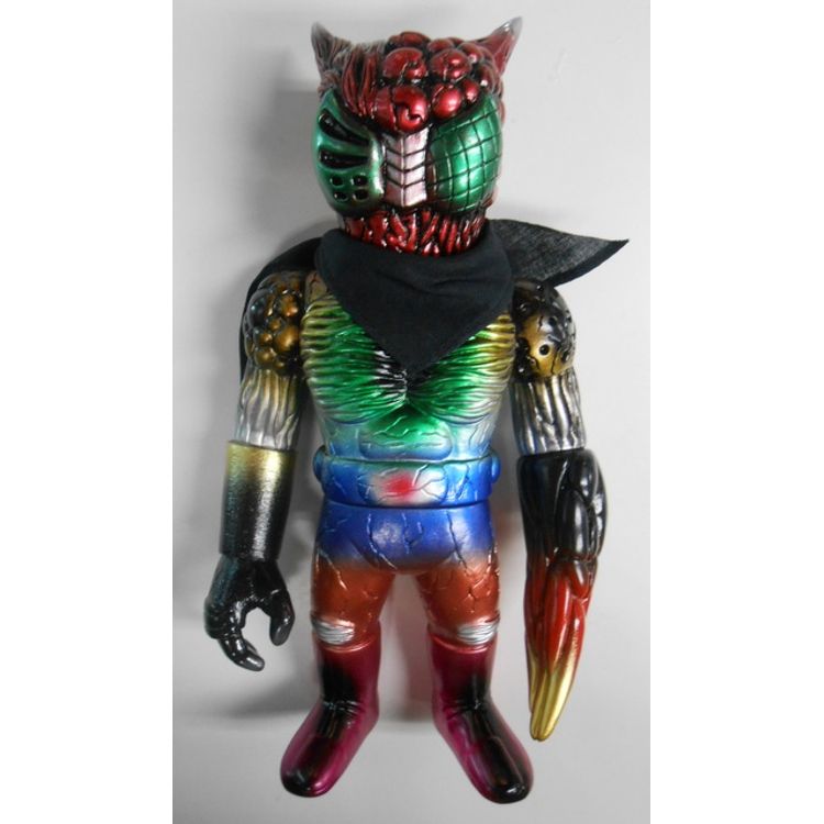 Kaosurya - Galaxy Metallic ( clear molded / head → meta Akagane green silver bronze purple → foot ) by Real X Head (Mori Katsura)