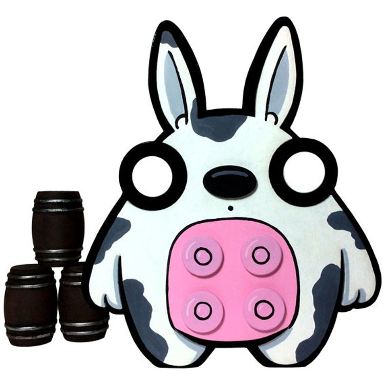 "Moo!" Chunky Bun by Kill Taupe