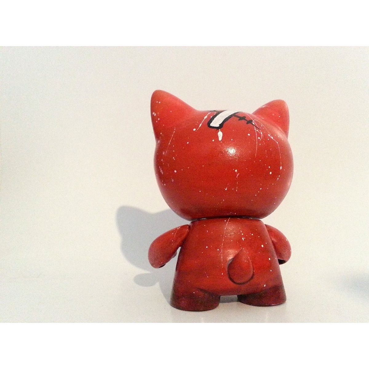 CUSTOM KIDROBOT TRIKKY BUMPED HEADS - red