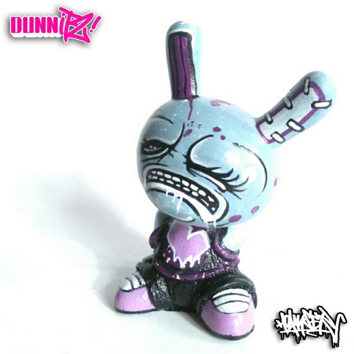 RESIN DUNNITZ HOAKSER DUNNY ART TOY BUMPED HEADS GRAFFITI