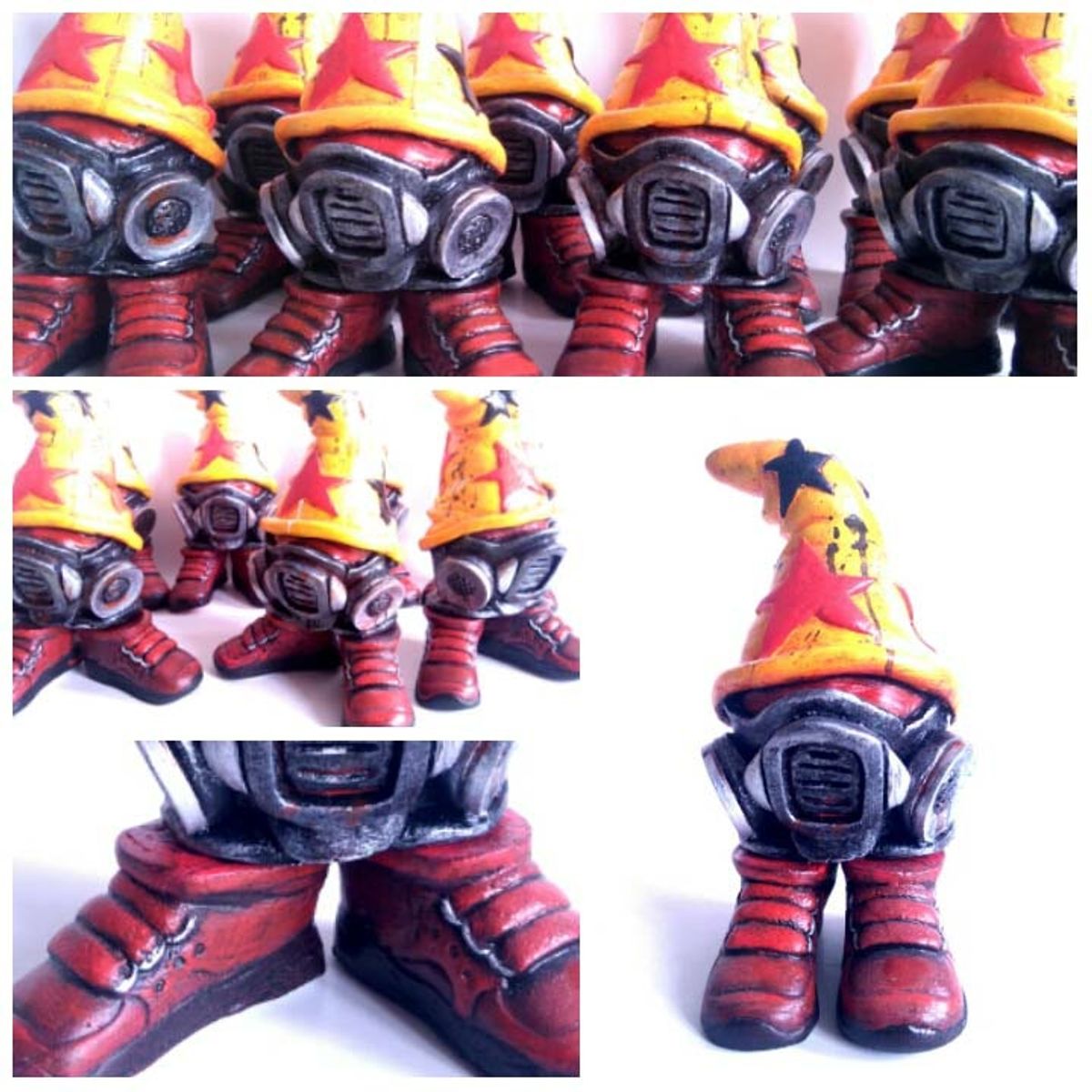 THE MASKED CHEECH WIZARD 5 INCH RESIN GRAFFITI HOAKSER